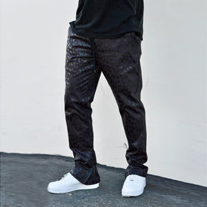 Jastillana Zip Trouser - Black Leopard