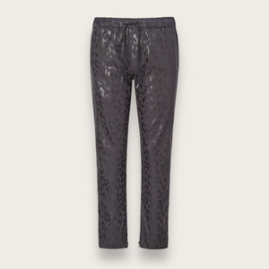 Jastillana Zip Trouser - Black Leopard