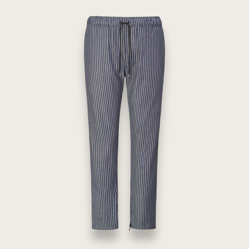 Jastillana Zip Trouser - Track Stripe Denim - Major Threads