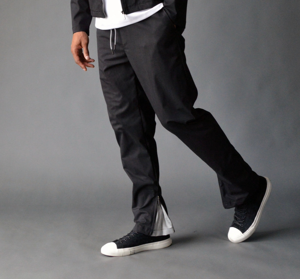 Jastillana Zip Trouser - Black Contra