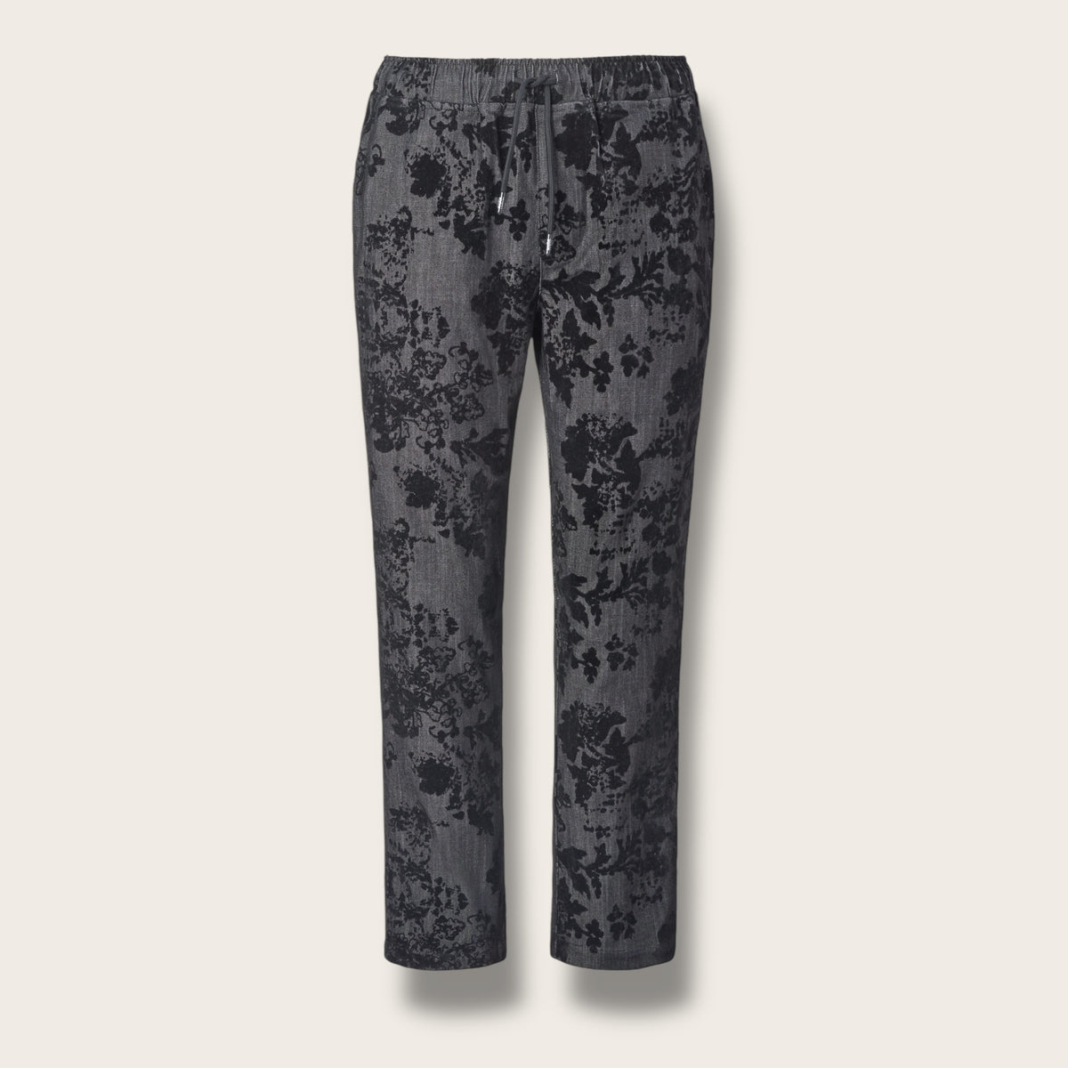 Pinn Strap Trouser - Black Rose
