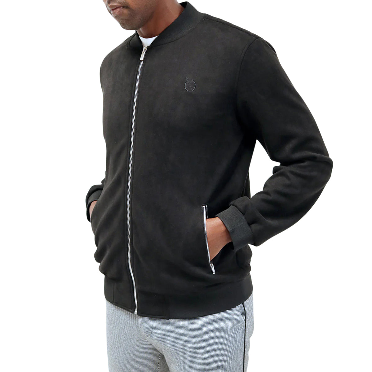 Wharton Suede Bomber