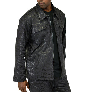 Jastillana Zip Jacket - Black Leopard