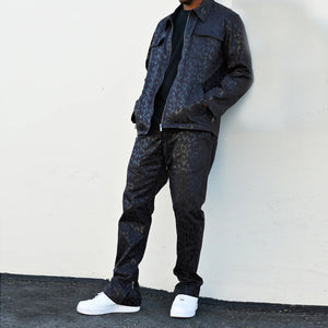Jastillana Zip Jacket - Black Leopard