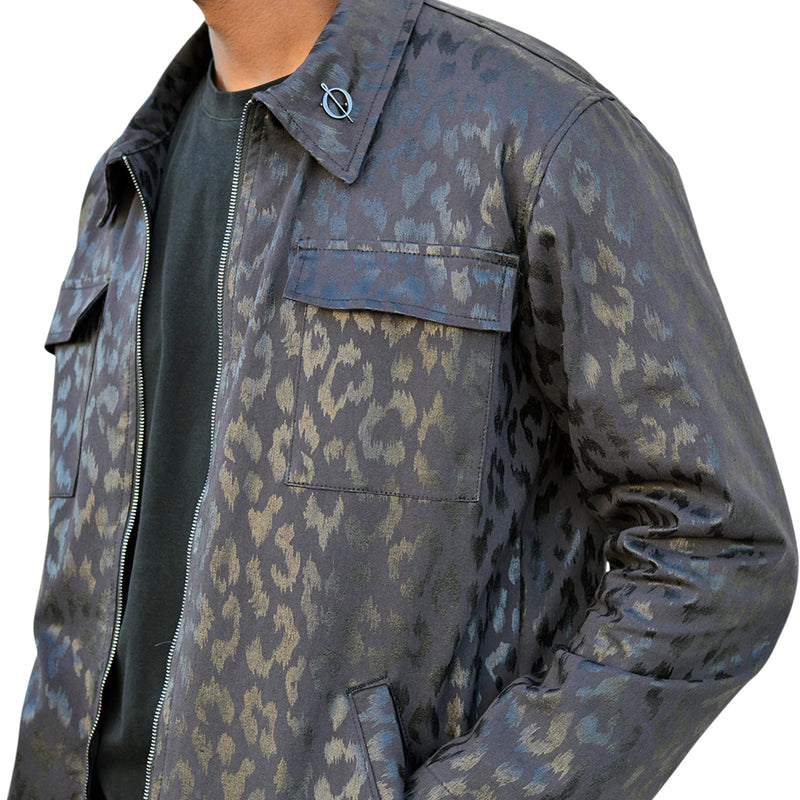 Jastillana Zip Jacket - Black Leopard