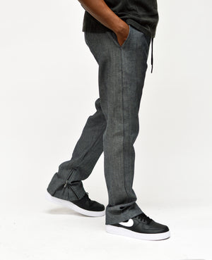 Jastillana Zip Trouser - Herringbone