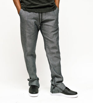 Jastillana Zip Trouser - Herringbone