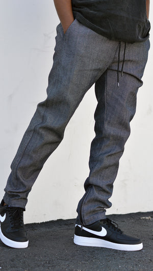 Jastillana Zip Trouser - Herringbone