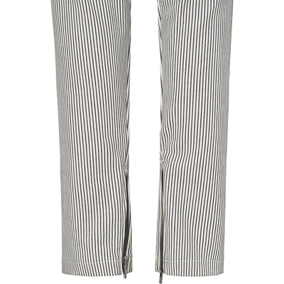 Jastillana Zip Trouser - Pin Stripe Denim