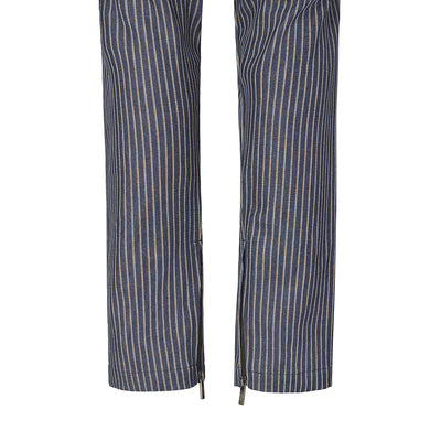 Jastillana Zip Trouser - Track Stripe Denim