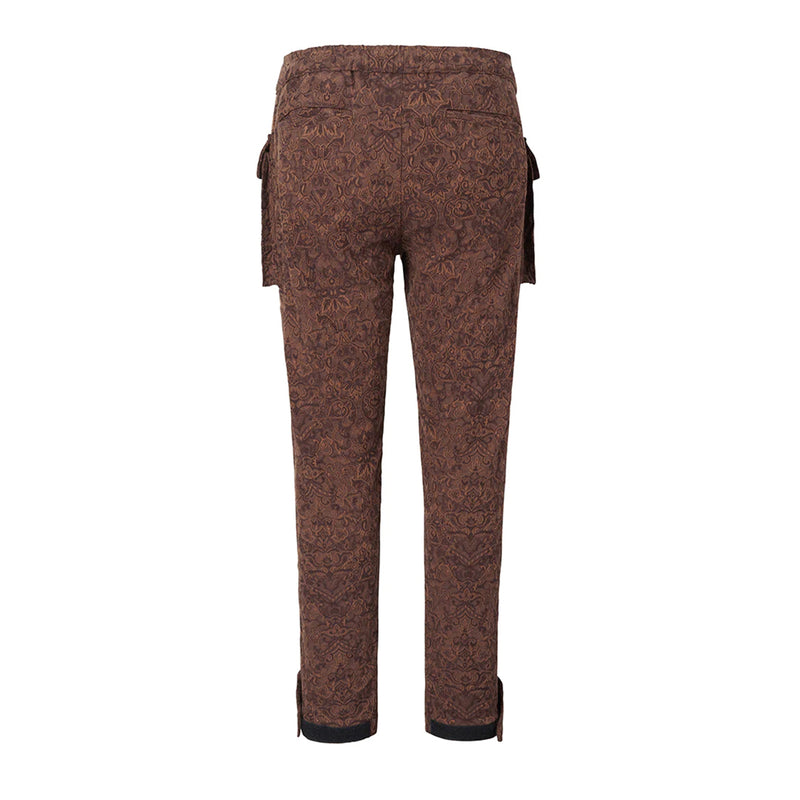 Pinn Strap Trouser Cargo - Brown Rose