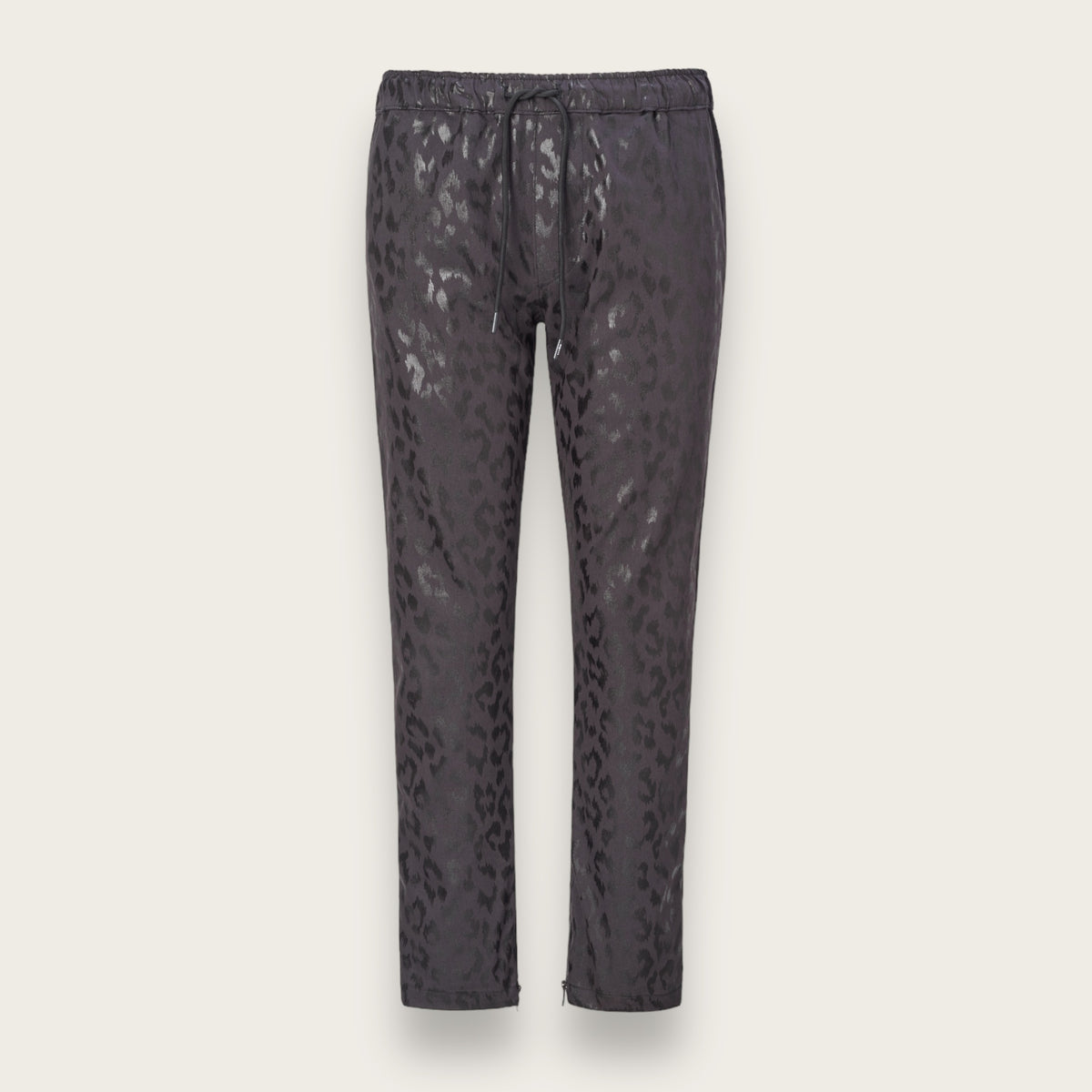 Jastillana Zip Trouser - Black Leopard